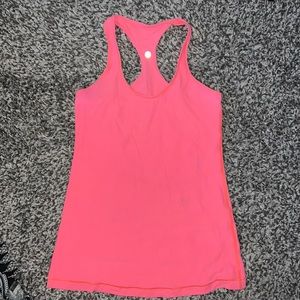 Coral lulu racer back tank